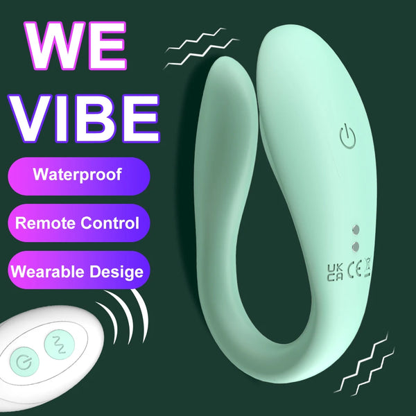 Ladies Wireless Remote Control U Shape Vibrator
