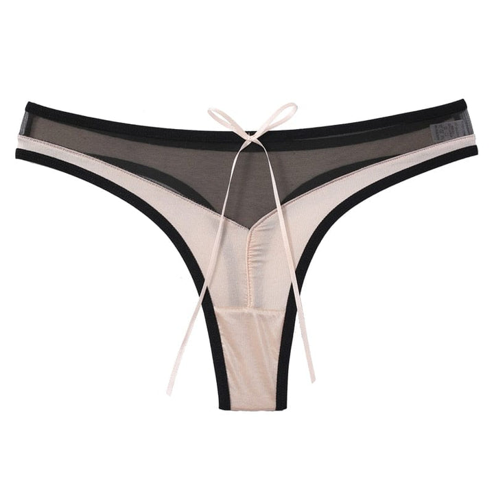 Passion HQ Lingerie Tamzin Low-waist Breathable Bow G-String