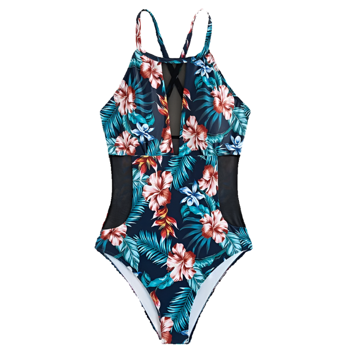 Ainhoa Floral Print One Piece Swimwear - Passion HQ