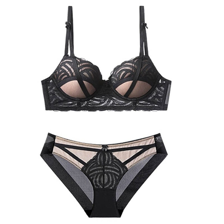 Passion HQ Lingerie Addilynn Lace Push-up Bra And Panty Set