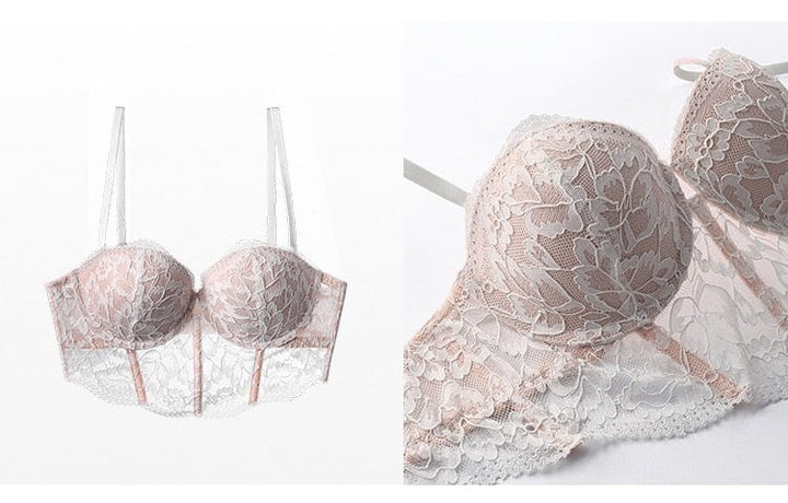 Passion HQ lingerie Azaria Embroidery French Lace Bra and Panty Set