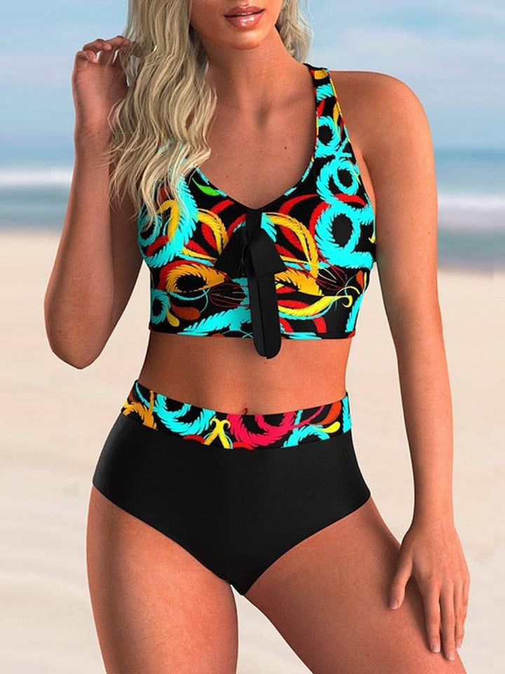 Passion HQ Swimwear Giovanna High Waist Tankini Set