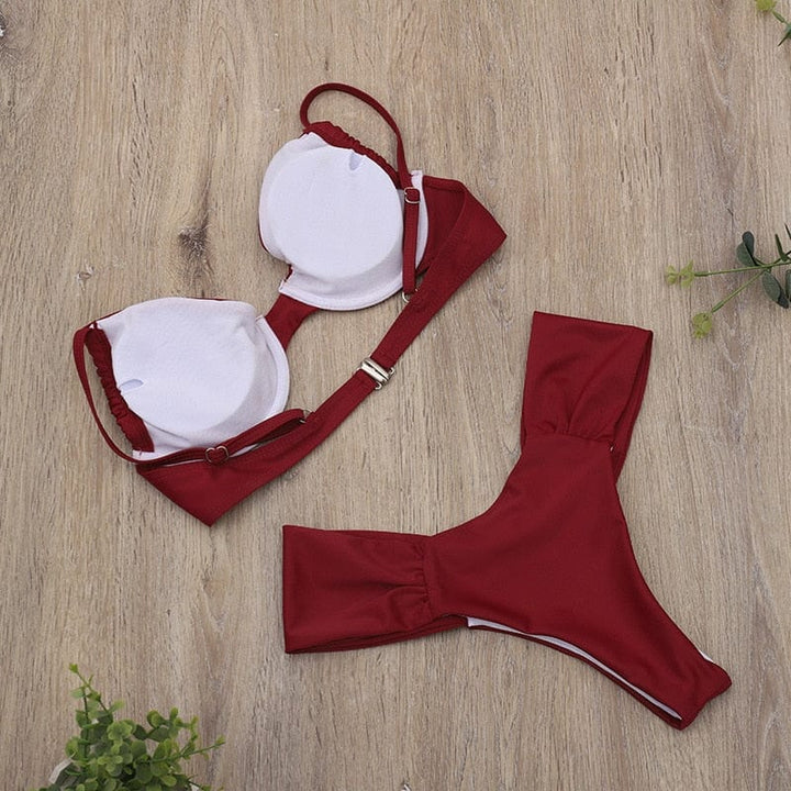 Passion HQ Swimwear Kinley Red Bikini Set